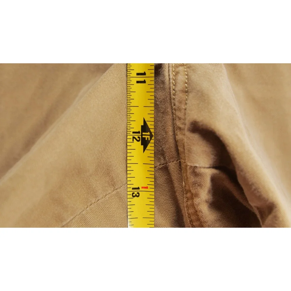 Polo Ralph Lauren Men's 38 Khaki Chino Stretch Classic Fit Flat Front Shorts 9